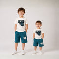 New Arrival Goal Football Print Kids Summer Co-Ord Set