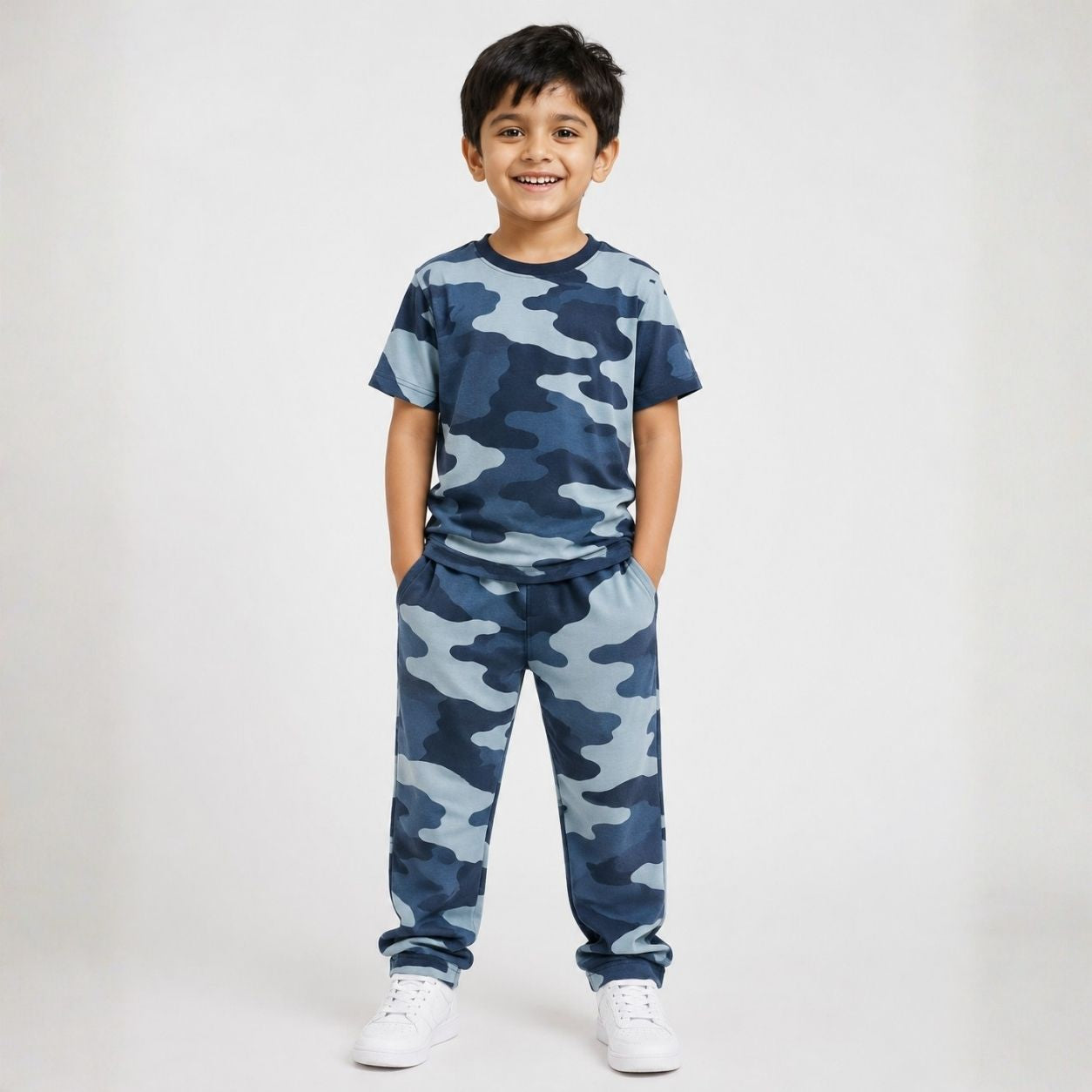 New Arrival Camo Kids Tracksuit Set – Premium Co-Ord Outfit