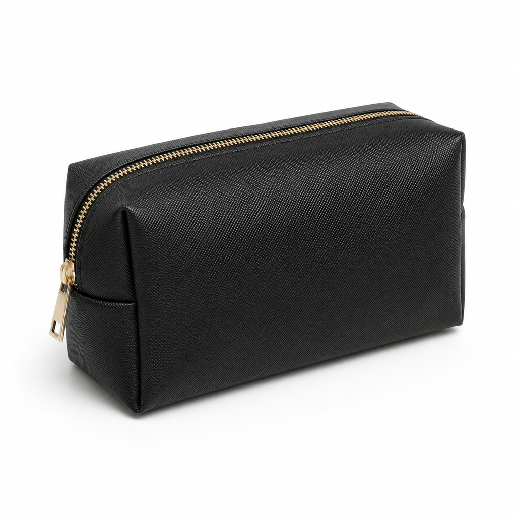 Noir Élégance Beauty Pouch