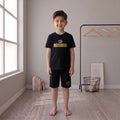 Boys Premium Black Summer Co-Ord Set – 2 Piece