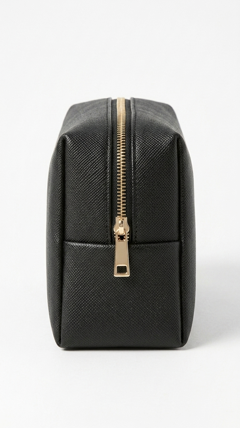 Noir Élégance Beauty Pouch
